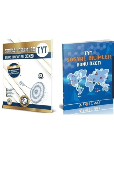Bilgi Sarmal Yayınları BİLGİ SARMAL TYT SOSYAL BİLİMLER BRANŞ DENEME APOTEMİ ...
