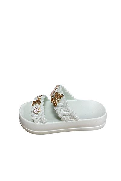 Apella Women's Eva Stone Lotus Slippers