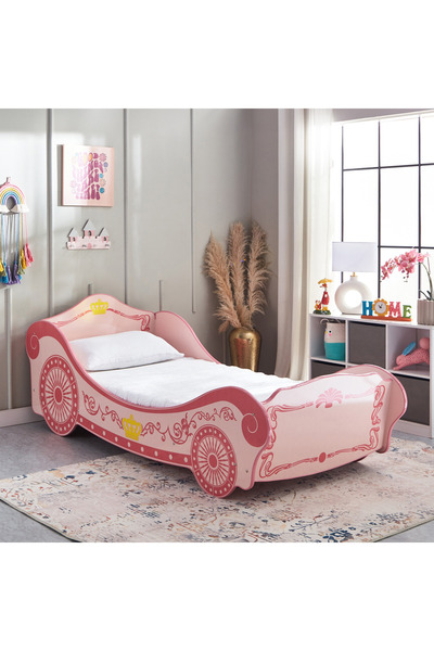 Home Box Chariot Carriage Single Car Bed - 90x190 cm