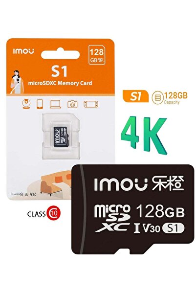 Imou Micro SD Card 128 GB Class 10 Ultra High Speed up to 100MB/s UHS-I