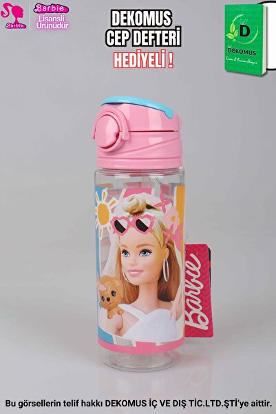 Barbie "DEKOMUS CEP DEFTERİ HEDİYELİ" LİSANSLI MATARA