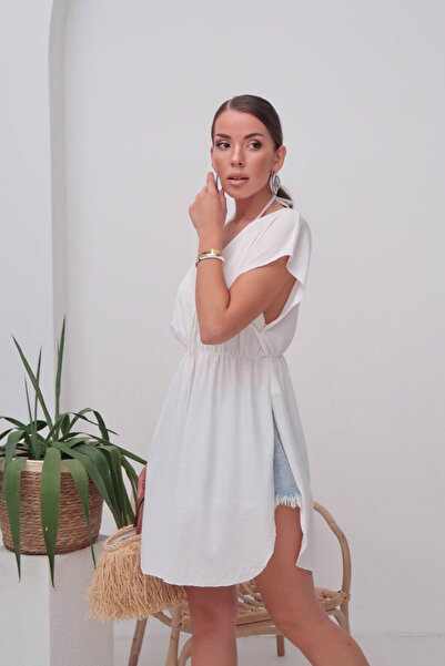 Paw Garage Rochie pareo din țesătură Crinkle pentru femei