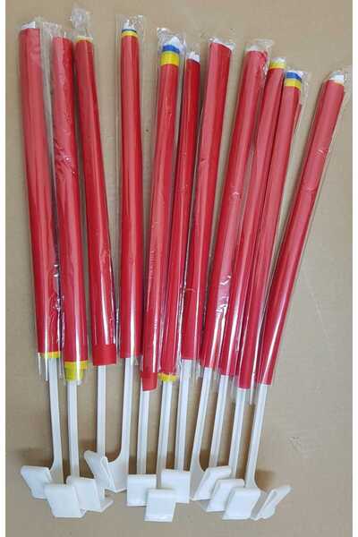 SDX Market Set of 500 tricolor car flags 30 cm x 45 cm, Romania / flag