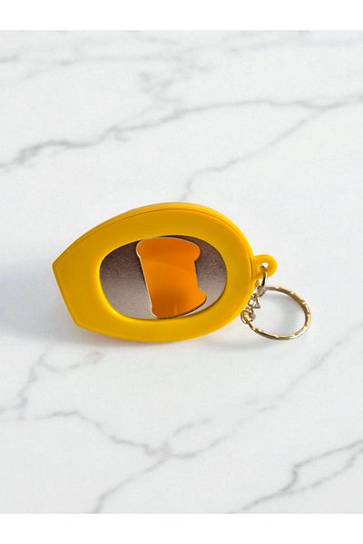 KDOT Beret Shaped Keychain Bottle Opener – Colorful and Portable Design
