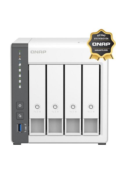 Qnap Ts-433-4G 4-Slot 4Gb Storage Unit (Official Distributor Guaranteed)