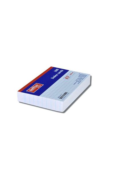 DEFFTER بطاقة الفهرس A7 مربعة بيضاء 64129-1