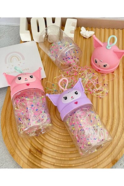 zyc Cataramă din cauciuc transparentă, care nu se sparge, în cutie Kuromi, 15...