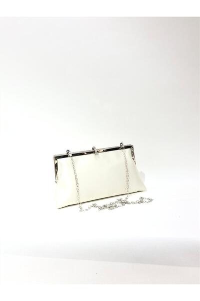 womenacs Color Satin Fabric Stylish Stone Evening Dress Clutch Portfolio Chain Strap Hand Wedding Engagement Henna Evening Bag