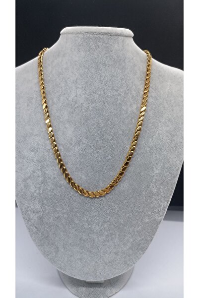 NETİCE ÖYLEK Arpa Pullu %100 Paslanmaz Çelik Kolye