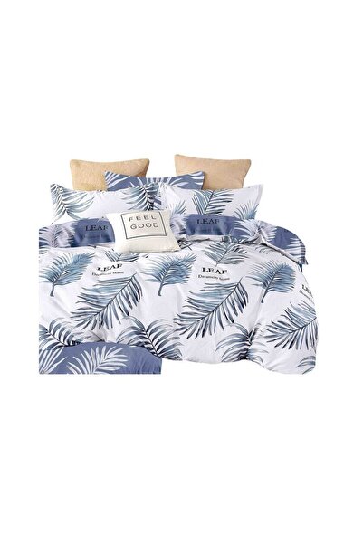 OEM Lenjerie de pat, 4 Piese, Bumbac Finet, Multicolor 155x230cm, 2 Fete de perna 55x80cm