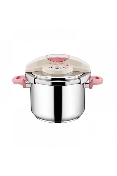 SILA Turkish-made stainless steel pressure cooker, 8 liters, 18/10