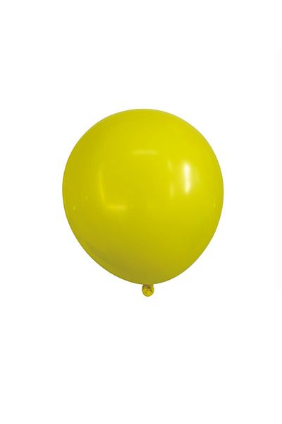 SDX Market Set of 8 Latex Balloons, Yellow, 25 cm