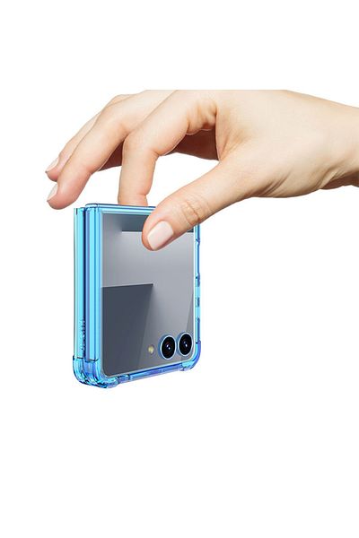 HTstore حافظة Z Flip 7 متوافقة مع Galaxy Zore غطاء كامل من الزجاج