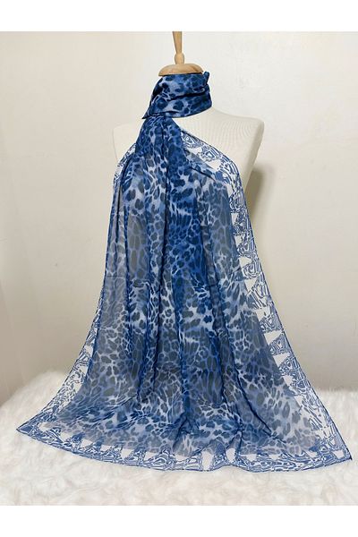 istanbul prensesleri Patterned Chiffon Shawl 185 X 70 cm