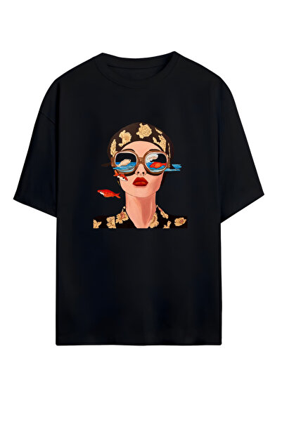 MAGORS امرأة - تي شيرت كبير الحجم