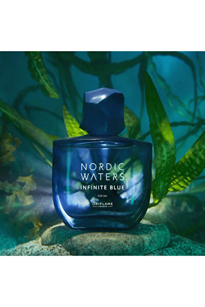Oriflame Nordic Waters Infinite Blue Derin Deniz Akoru Paçuli ve Biberiye Not...