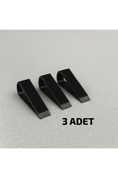 Nebron Kapı Stoperi -3 Adet- (4 cm Yükseklik) Esnek Tırtıklı Kapı Pencere Tut...
