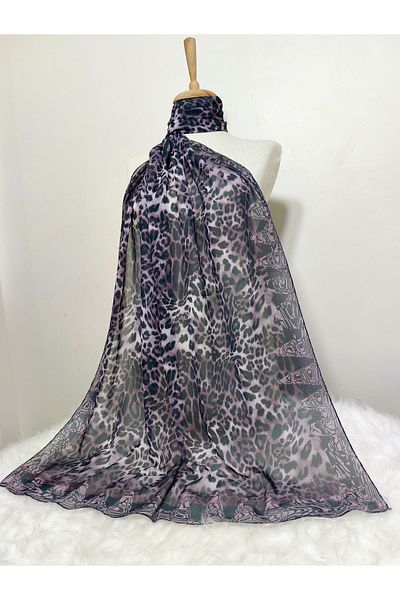 istanbul prensesleri Patterned Chiffon Shawl 185 X 70 cm