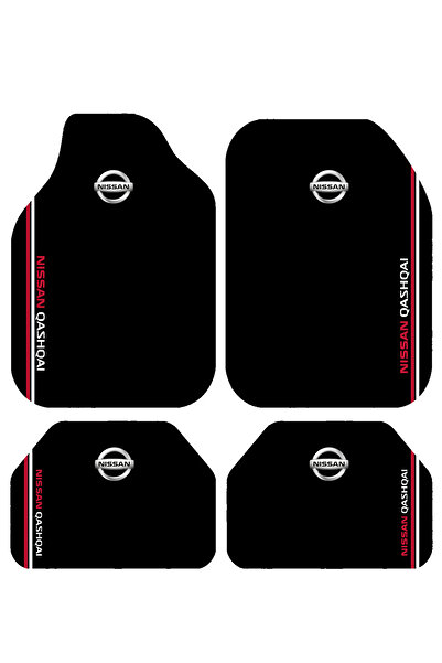 BigArts Home Nissan Qashqai Logolu Siyah Oto Paspas Takımı – Sportif Tasarım,...
