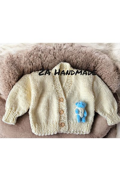 ZAHandmade Teddy Bear Cardigan