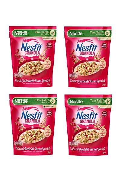 Nesfit Kabak Çekirdekli Turna Yemişli Granola 300 Gr x 4 Adet