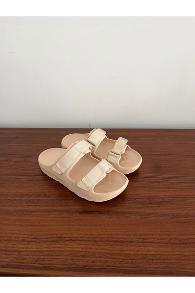 Behtah Kundura Talpă anatomică cu velcro ajustabilă, papuci de plajă, moale și flexibili, anti-alunecare