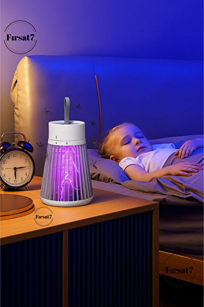 Fırsat7 Sivri Sinek Uçan Haşere Yakalama Cihazı 5watt Uv Tutucu Yokedici Cızz...