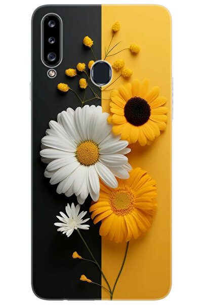 Ceppare Samsung Galaxy A20S (SM-A207F) Uyumlu Kılıf Desen Baskılı Silikon Pap...