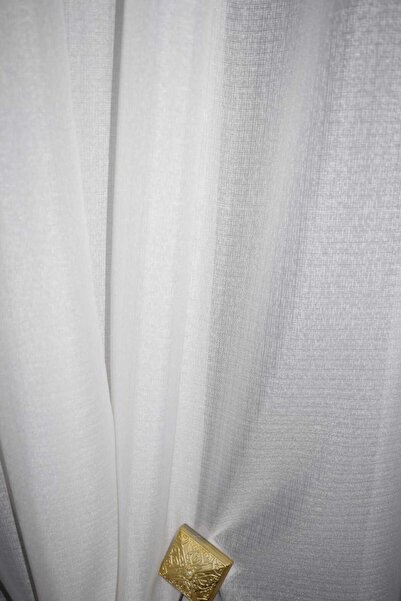 Mastel Perdea crem model CR1 confectionata cu rejansa