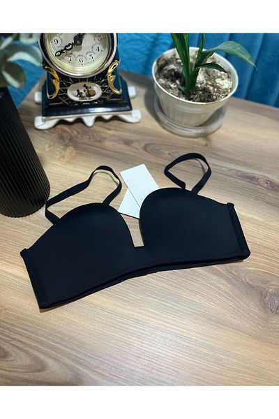 MİSFER Laser Cut Comfortable Strapless Bra