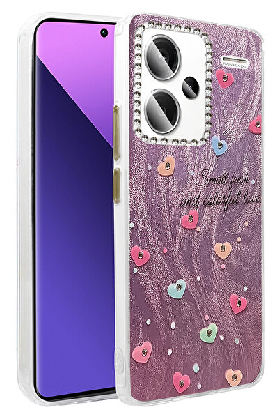 NewFace غطاء حماية لهاتف شاومي ريدمي نوت 13 برو بلس من سيبتيم، غطاء بنمط مرآة...