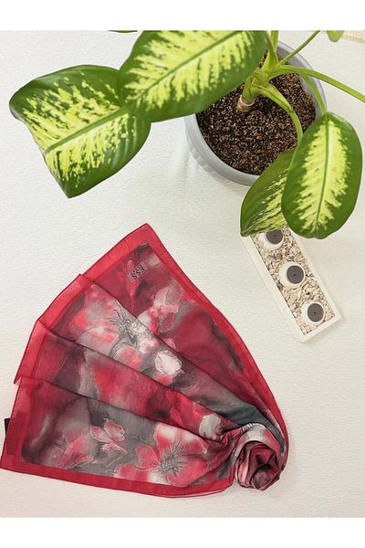 Ess Scarfs Tie-Dye Pattern Cotton Shal