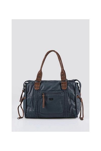 KAZAX Muert Blue Skin Shoulder Strap Handbag