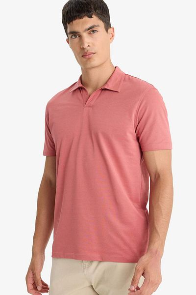 DeFacto Tricou cu mânecă scurtă cu gât polo cu croiala normală F8477AX25AU