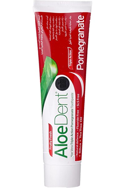 Prantoliva Aloe Dent Triple Action Pomegranate Toothpaste, 100 ml