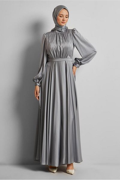 Alvina Satin Evening Dress 50528