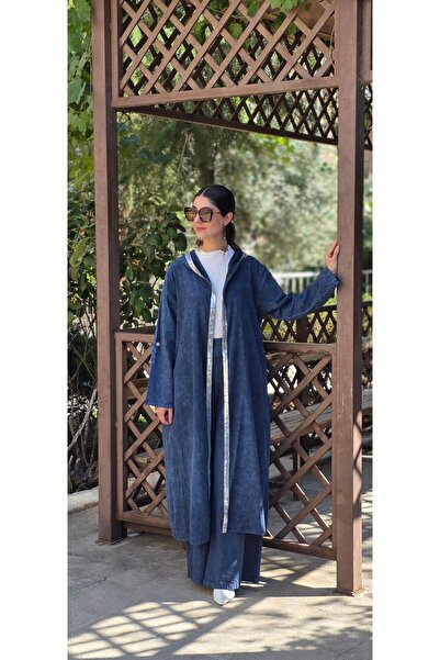 Henna Elisa keten salaş tarz hırka kimono