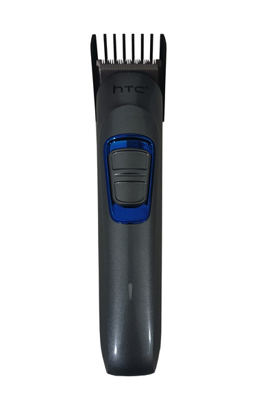 HTC 526 Rechargeable Hair Clipper, Stainless Steel Blades, Gray