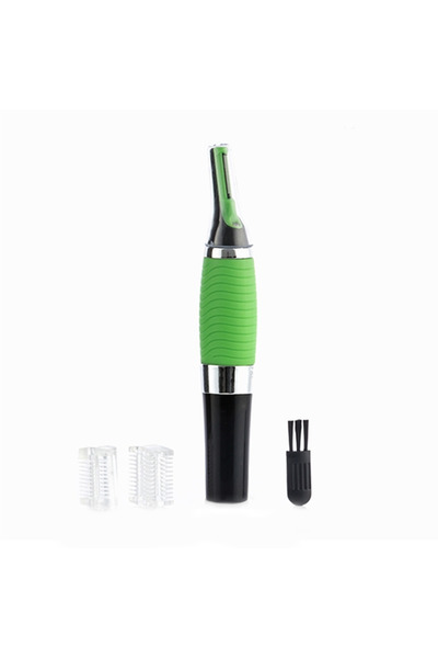 Fausto Impact Precision hair clipper, Built-in LED, 2 trimmer heads, 14.5 cm, Black/Green