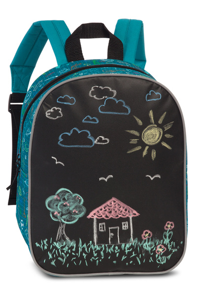 Fabrizio Ghiozdan de colorat, Fabrizio, Copii, 30 x 23 x 10 cm, F20614, Albastru