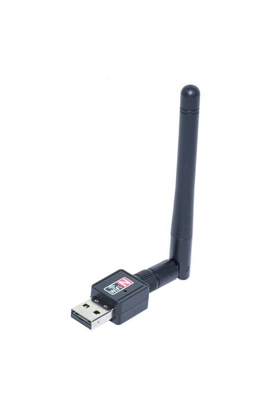 elSales ELS-AW900 Wi-Fi antenna with USB for PC, Laptop, speed 900 Mbps, black
