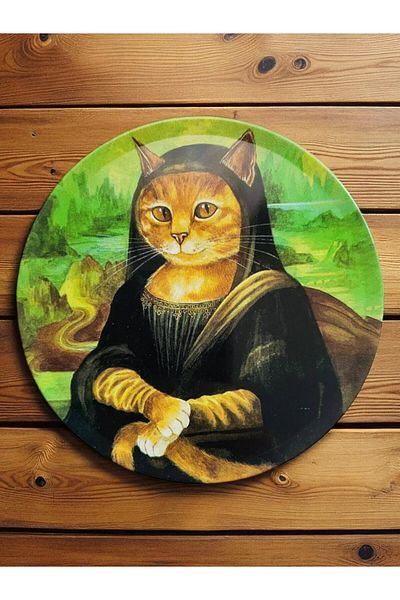 GALATA GIFT Coasters, Round Coasters, 2 Pieces Cat Coffee Coasters-Cat Coasters 9cm