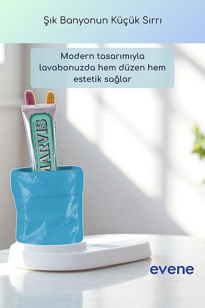 Evene Θήκη οδοντόβουρτσας Βάση οδοντόβουρτσας Βάση οδοντόβουρτσας Μπλε χρώμα Μοντέλο 81