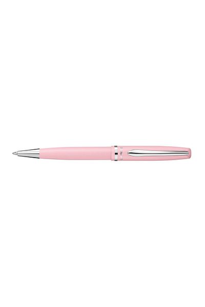 Pelikan Pix metalic Jazz roz pastel, rezervă de cerneală albastră, material metal, culoare roz pastel