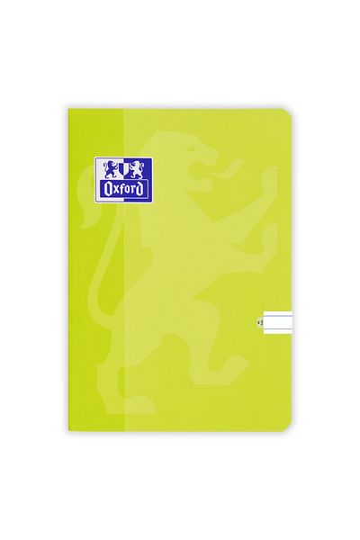 Oxford Caiet Oxford, A5, 48 de coli, hârtie Optik 90 g/m², certificat PEFC, format grilă, colțuri rotunjite