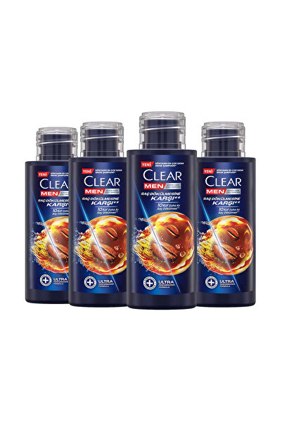 Clear Men Şampuan Saç Dökülmelerine Karşı Seyahat Boy 90 ml x4