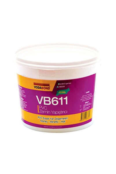Vodabond VodaSeal VB611 PVC Esaslı Yer Döşeme Zemin Yapıştırıcı 3 kg.