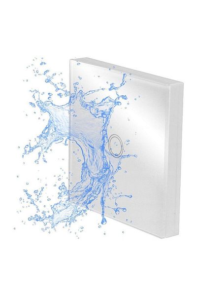 MasterLED Telecomandă pentru întrerupător inteligent Touch Smart Home, 86 x 86 x 7 mm, sticlă securizată, alb