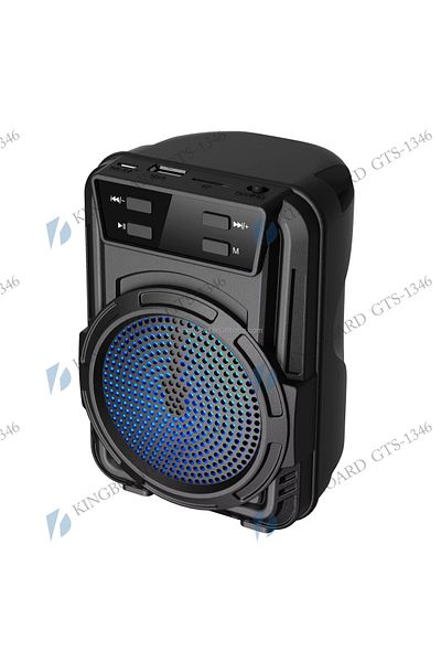 greatnice GTS-1346 Portable Mini Karaoke Bluetooth Speaker Multimedia Speaker with LED Light Portable Trolley