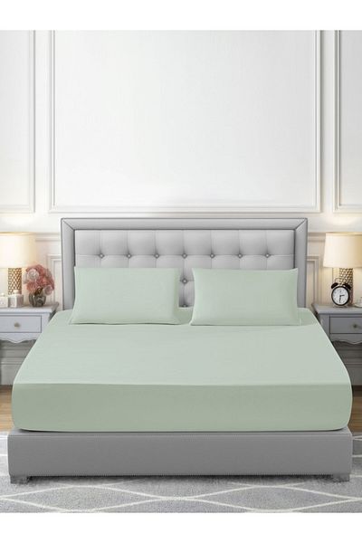 Donetella Fitted Sheet Set – 200x200 cm King Size, 1 Sheet + 2 Pillowcases, 35 cm Deep Pocket